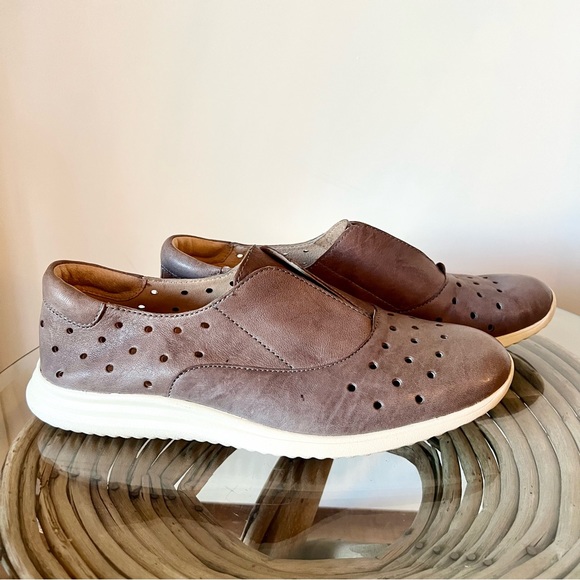 Sofft Noreen Luggage Slip On Sports Leather Loafers Women’s size 9.5 Taupe Color - Picture 4 of 12